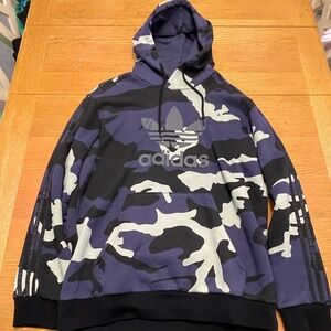 Adidas Camo Hoodie Men's Large